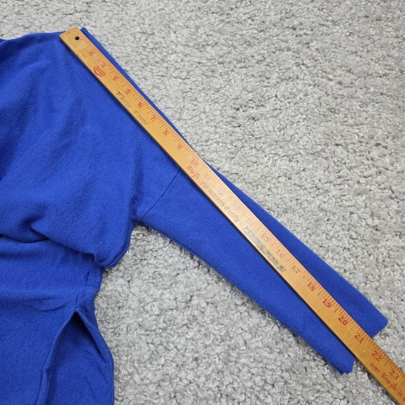 Lilly Pulitzer Elba Sweater Womens Small Blue Tassel 3/4 Sleeve Beach Resort - Picture 11 of 12